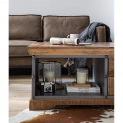 Ars manufacti Couchtisch Hunter - Mango massiv / Metall - Mango / Blaugrau -Wohnzimmermöbel boutique en ligne 1000211073 210225 12533200020 MOOD DETAILS P000000001000211073 mood