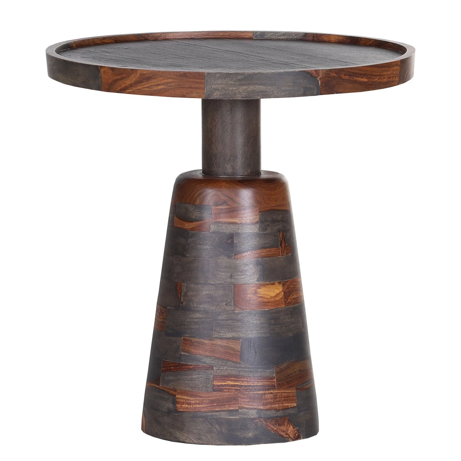 Naturoo Beistelltisch Brookwood V - Echtsteinfurnier / Sheesham massiv - Sheesham / Sheesham Blaugrau 1 Naturoo Beistelltisch Brookwood V - Echtsteinfurnier / Sheesham massiv - Sheesham / Sheesham Blaugrau