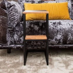 Red Living Beistelltisch Brookwood VII - Echtsteinfurnier / Akazie massiv - Schiefer / Akazie -Wohnzimmermöbel boutique en ligne 1000211427 200504 13492500079 DETAILS P000000001000211427