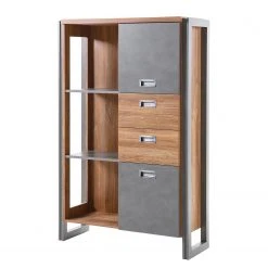 Ars manufacti Regal Marton III - Eiche Stirling Dekor / Anthrazit