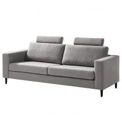 Studio Copenhagen 3-Sitzer Sofa COSO Classic - Webstoff Milan: Hellgrau - Buche -Wohnzimmermöbel boutique en ligne 1000212980 200827 12380600024 DETAILS P000000001000212980