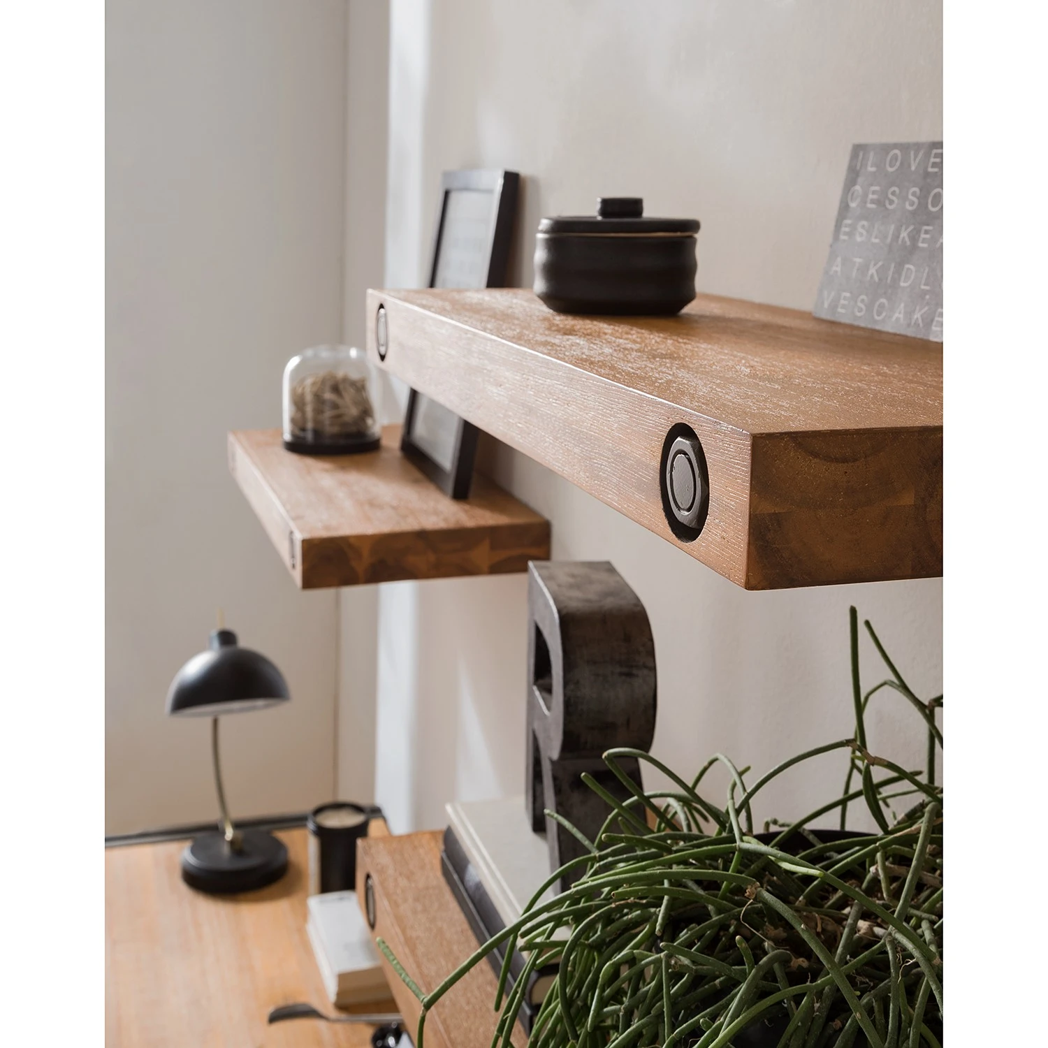 Ars manufacti Wandboard Manchester (3er-Set) - Akazie massiv - Breite: 90 cm 4 Ars manufacti Wandboard Manchester (3er-Set) - Akazie massiv - Breite: 90 cm – Bild 4