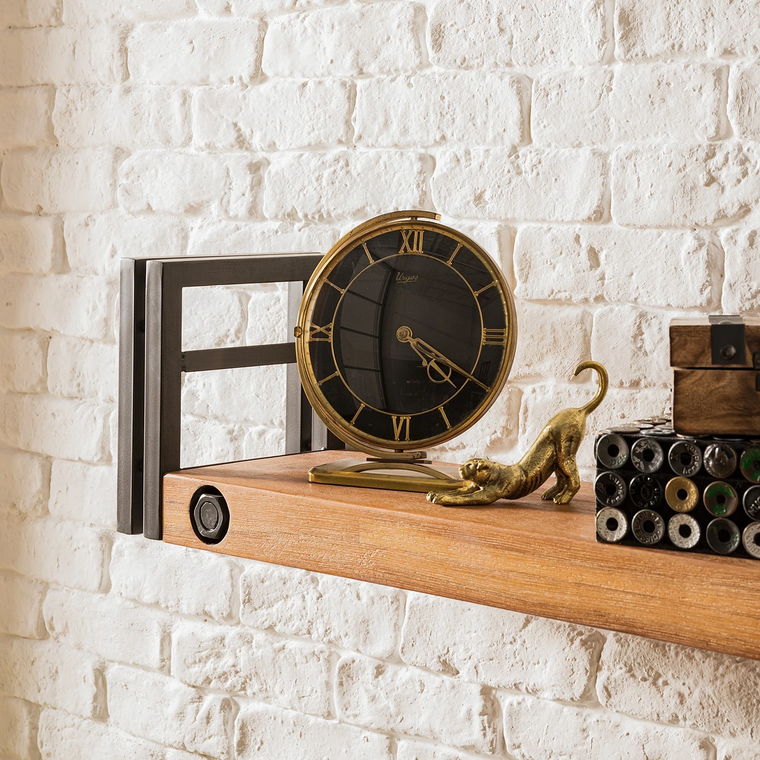 Ars manufacti Wandboard Manchester (2er-Set) - Akazie massiv / Metall - Akazie / Anthrazit - Breite: 150 cm 7 Ars manufacti Wandboard Manchester (2er-Set) - Akazie massiv / Metall - Akazie / Anthrazit - Breite: 150 cm – Bild 7