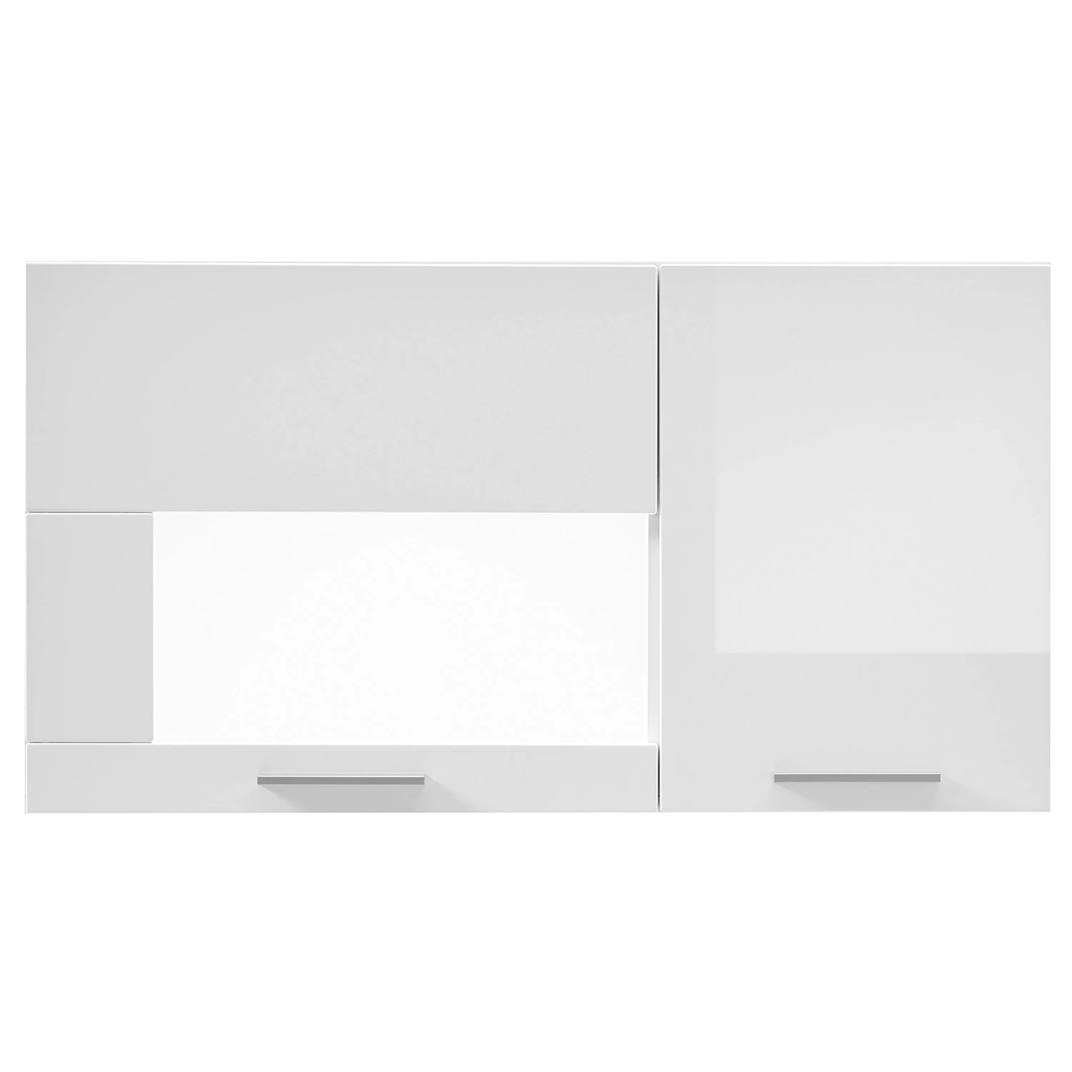Loftscape Hängevitrine Cely - Hochglanz Weiß / Matt Weiß 3 Loftscape Hängevitrine Cely - Hochglanz Weiß / Matt Weiß – Bild 3