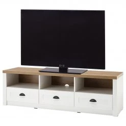 Norrwood Lowboard Proville II - Eiche Weiß Dekor / Eiche Dekor