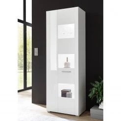 Loftscape Standvitrine Cely - Hochglanz Weiß / Matt Weiß 10 Loftscape Standvitrine Cely - Hochglanz Weiß / Matt Weiß -Wohnzimmermöbel boutique en ligne 1000213914 200525 13164300237 MOOD DETAILS P000000001000213914 mood