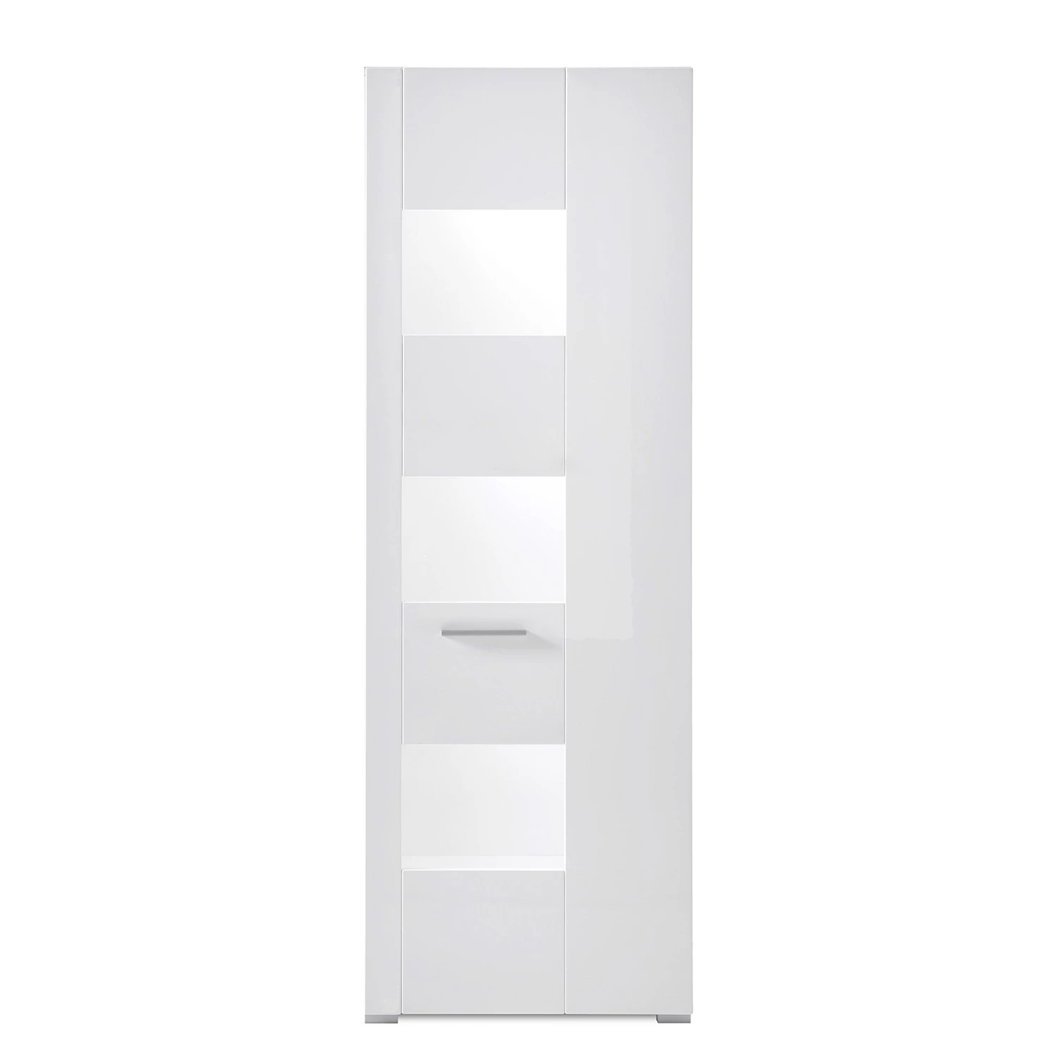 Loftscape Standvitrine Cely - Hochglanz Weiß / Matt Weiß 4 Loftscape Standvitrine Cely - Hochglanz Weiß / Matt Weiß – Bild 4