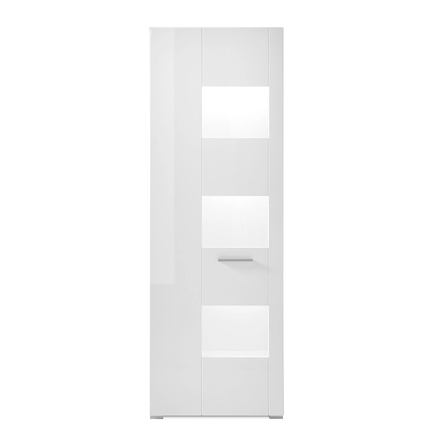 Loftscape Standvitrine Cely - Hochglanz Weiß / Matt Weiß 7 Loftscape Standvitrine Cely - Hochglanz Weiß / Matt Weiß – Bild 7