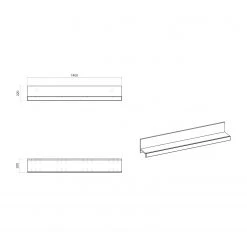 Loftscape Wohnwand Cely II (4-teilig) - Hochglanz Weiß / Matt Weiß 45 Loftscape Wohnwand Cely II (4-teilig) - Hochglanz Weiß / Matt Weiß -Wohnzimmermöbel boutique en ligne 1000214313 200527 07022500186 SKETCH DETAILS P000000001000214313 sketch