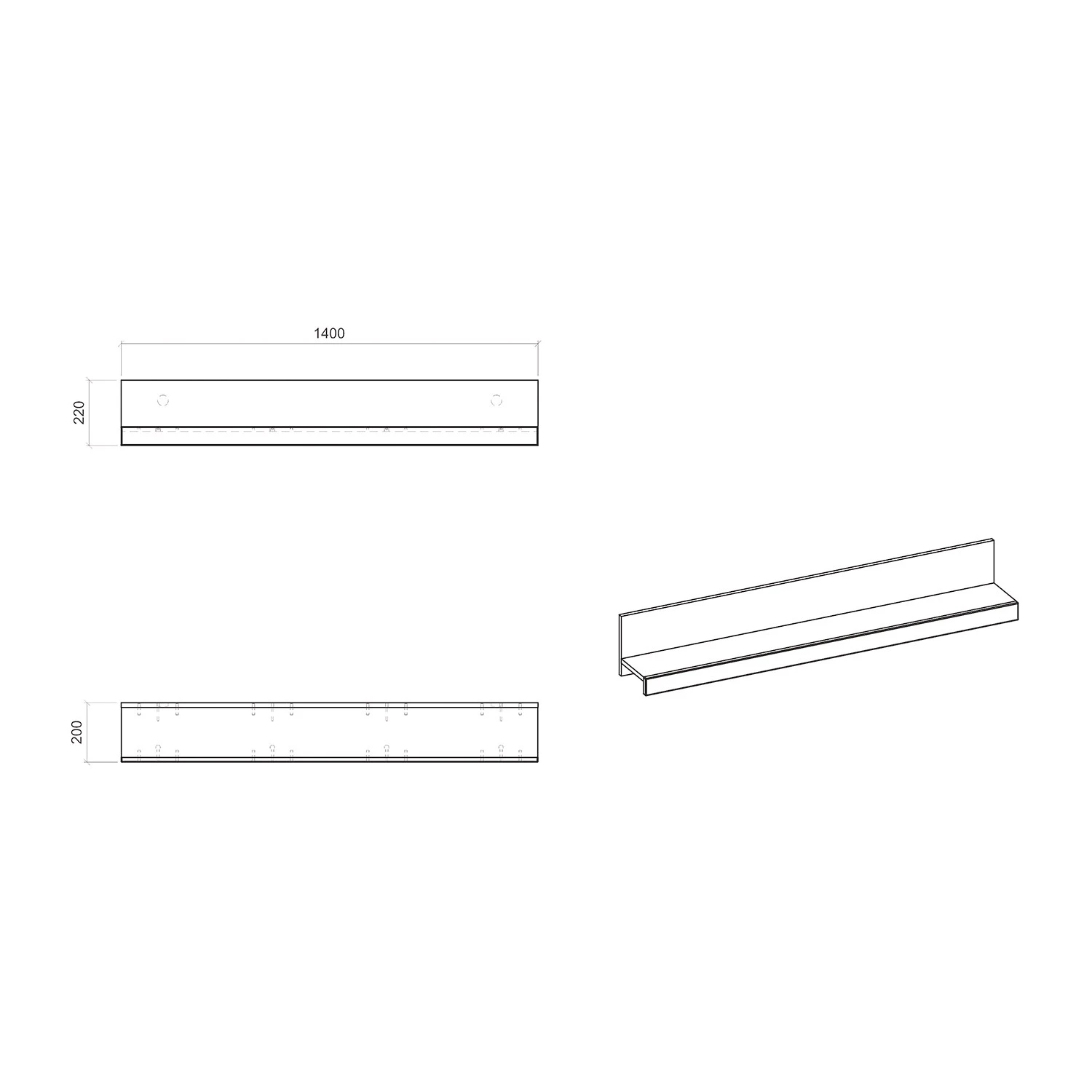 Loftscape Wohnwand Cely II (4-teilig) - Hochglanz Weiß / Matt Weiß 23 Loftscape Wohnwand Cely II (4-teilig) - Hochglanz Weiß / Matt Weiß – Bild 23