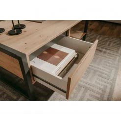 Red Living Couchtisch Denville - Eiche Artisan Dekor / Anthrazit -Wohnzimmermöbel boutique en ligne 1000214499 200608 14162100082 DETAILS P000000001000214499