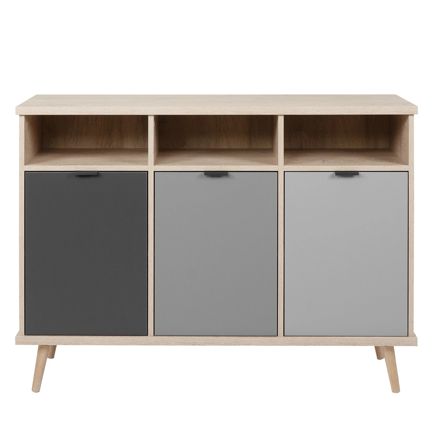 Mørteens Sideboard Elysian - Grau / Eiche Dekor 4 Mørteens Sideboard Elysian - Grau / Eiche Dekor – Bild 4