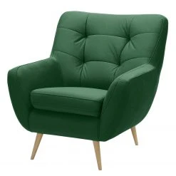 Fredriks Sessel Sawston I - Samt - Grün