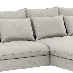 Fredriks Ecksofa Sketty - Microfaser - Hellgrau - Longchair davorstehend rechts - Schlaffunktion - Bettkasten -Wohnzimmermöbel boutique en ligne 1000215452 201209 18164700521 DETAILS P000000001000215452