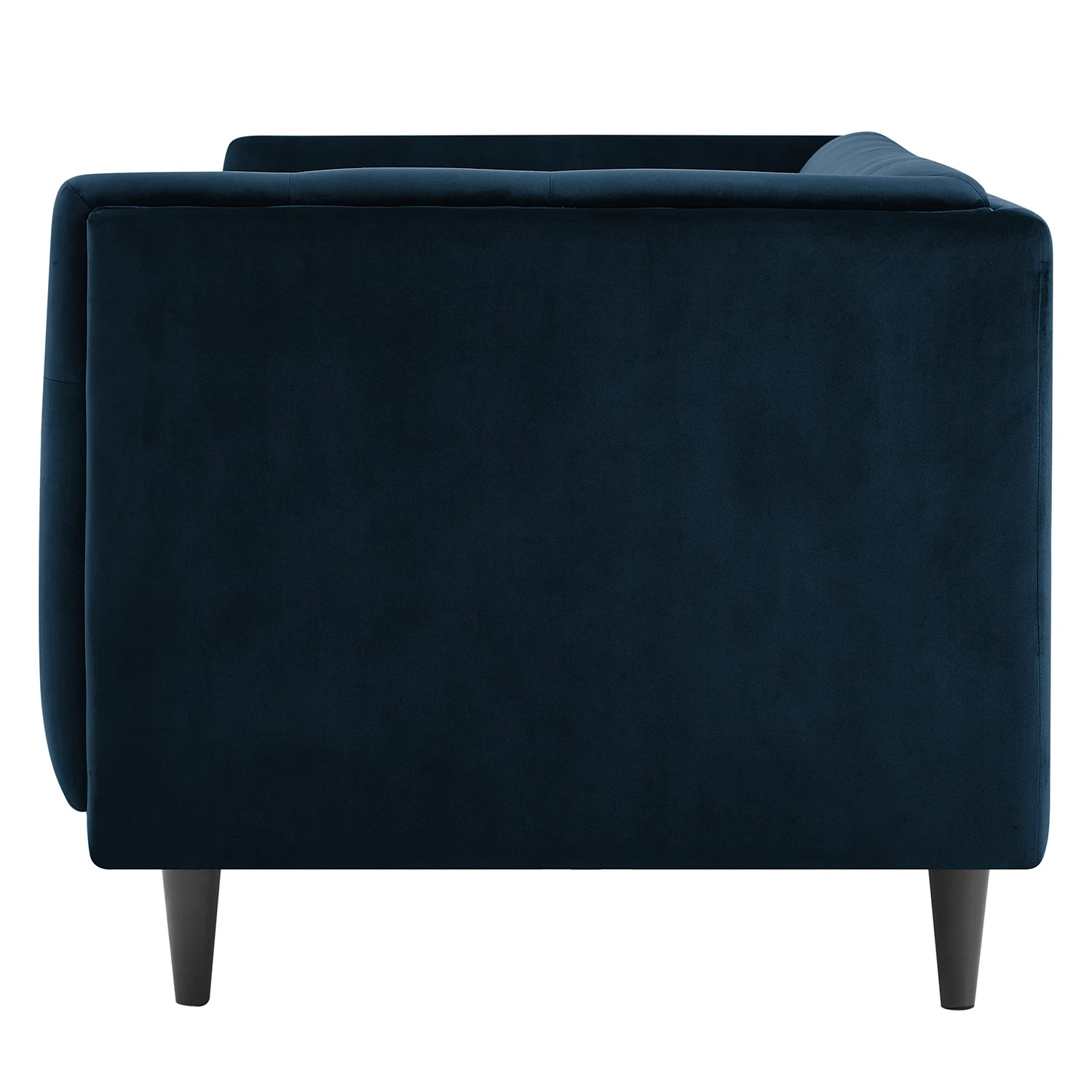 Red Living Sofa Botley (3-Sitzer) - Samt - Marineblau 6 Red Living Sofa Botley (3-Sitzer) - Samt - Marineblau – Bild 6