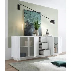 LC Spa Sideboard Ice II - Hochglanz Weiß -Wohnzimmermöbel boutique en ligne 1000216290 200630 09123900032 MOOD DETAILS P000000001000216290 mood