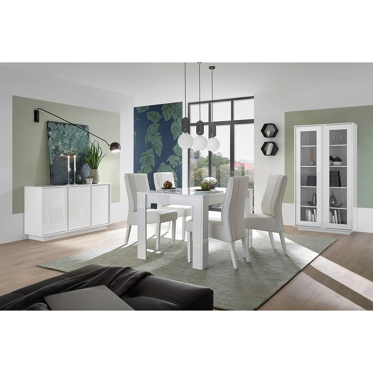 LC Spa Vitrinenschrank Ice - Hochglanz Weiß 3 LC Spa Vitrinenschrank Ice - Hochglanz Weiß – Bild 3