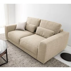 Studio Copenhagen Sofa Willows (2-Sitzer) - Webstoff Amila: Beige -Wohnzimmermöbel boutique en ligne 1000217296 210119 16174700292 MOOD DETAILS P000000001000217296 mood