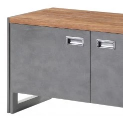 Ars manufacti Wohnwand Marton II (4-teilig) - Eiche Stirling Dekor / Anthrazit -Wohnzimmermöbel boutique en ligne 1000217602 200630 09273400020 DETAILS P000000001000217602