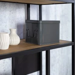 Studio Copenhagen Regal Flox II - Echtholzfurnier / Metall - Eiche / Schwarz -Wohnzimmermöbel boutique en ligne 1000218118 211020 14272500053 DETAILS P000000001000218118