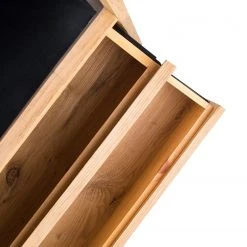 Studio Copenhagen Highboard Flox - Echtholzfurnier / Metall - Eiche / Schwarz -Wohnzimmermöbel boutique en ligne 1000218128 210901 08134700018 DETAILS P000000001000218128