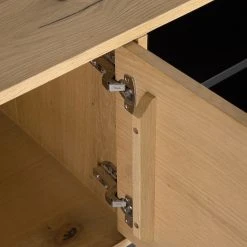 Studio Copenhagen TV-Lowboard Flox II - Echtholzfurnier / Metall - Eiche / Schwarz -Wohnzimmermöbel boutique en ligne 1000218134 210720 12054000008 DETAILS P000000001000218134