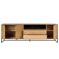 Studio Copenhagen Sideboard Flox II - Echtholzfurnier / Metall - Eiche / Schwarz -Wohnzimmermöbel boutique en ligne 1000218135 210901 08134800022 DETAILS P000000001000218135
