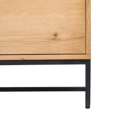 Studio Copenhagen Sideboard Flox II - Echtholzfurnier / Metall - Eiche / Schwarz -Wohnzimmermöbel boutique en ligne 1000218135 210901 08140000027 DETAILS P000000001000218135