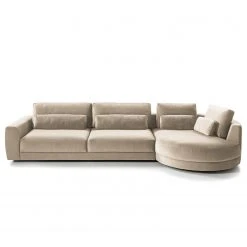 Studio Copenhagen Ecksofa Willows II - Samt Shyla: Beige - Ottomane davorstehend rechts 22 Studio Copenhagen Ecksofa Willows II - Samt Shyla: Beige - Ottomane davorstehend rechts -Wohnzimmermöbel boutique en ligne 1000218190 201124 10494400549 DETAILS P000000001000218190