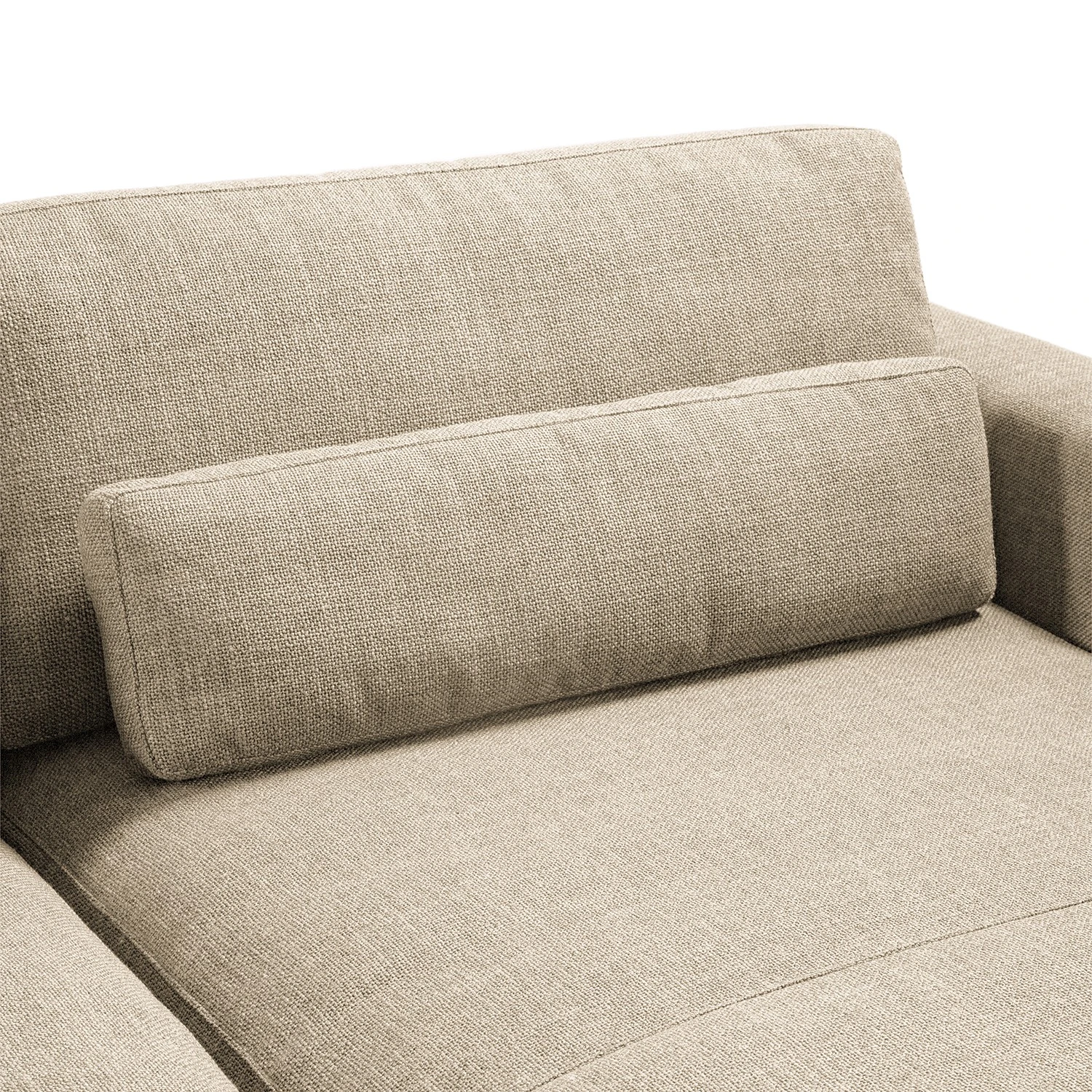 Studio Copenhagen Ecksofa Willows III - Webstoff Amila: Beige - Longchair davorstehend rechts 16 Studio Copenhagen Ecksofa Willows III - Webstoff Amila: Beige - Longchair davorstehend rechts – Bild 16