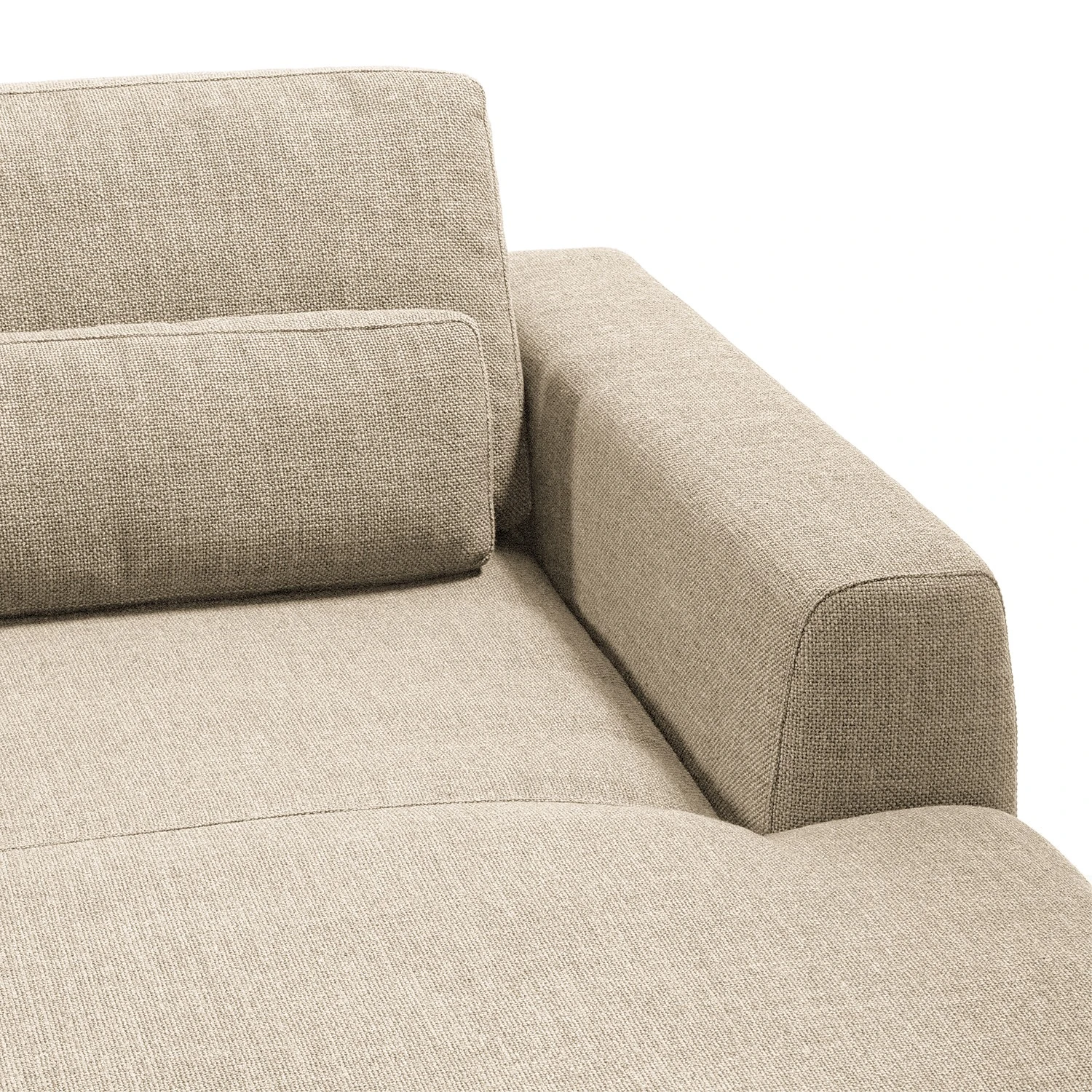 Studio Copenhagen Ecksofa Willows III - Webstoff Amila: Beige - Longchair davorstehend rechts 18 Studio Copenhagen Ecksofa Willows III - Webstoff Amila: Beige - Longchair davorstehend rechts – Bild 18