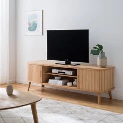 Mørteens TV-Lowboard Hanck - Eiche teilmassiv -Wohnzimmermöbel boutique en ligne 1000218289 210312 08420500010 MOOD DETAILS P000000001000218289 mood 1