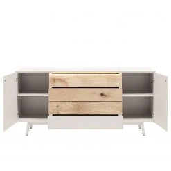 GWINNER Sideboard Misano II (2-teilig) - Inkl. Beleuchtung - Weiß / Wildeiche -Wohnzimmermöbel boutique en ligne 1000218331 200828 11282300148 DETAILS P000000001000218331