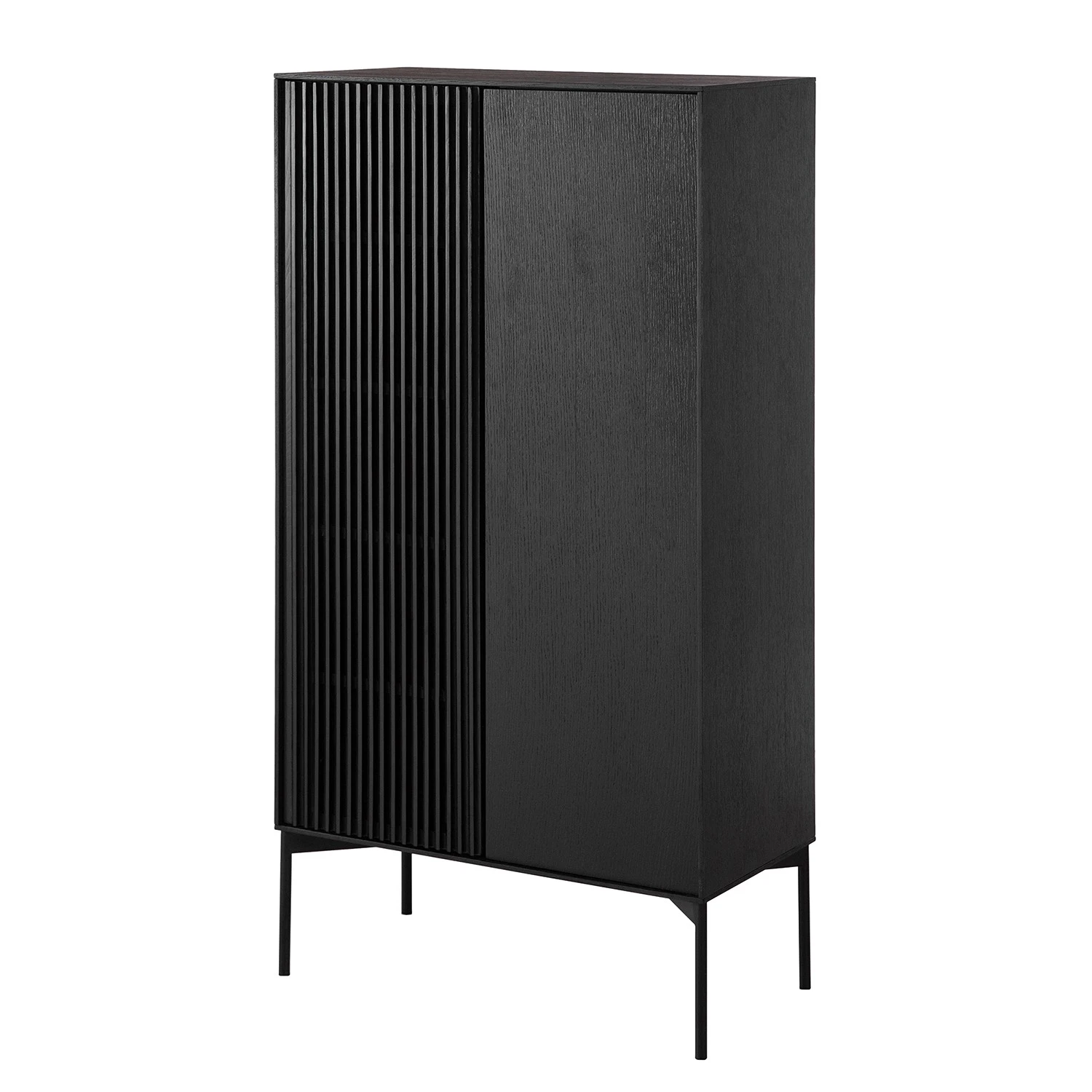 Studio Copenhagen Highboard Dowland - Echtholzfurnier - Eiche Schwarz 1 Studio Copenhagen Highboard Dowland - Echtholzfurnier - Eiche Schwarz