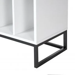 Fredriks Highboard White Hall - Matt Weiß / Schwarz -Wohnzimmermöbel boutique en ligne 1000218378 210311 12364700008 DETAILS P000000001000218378