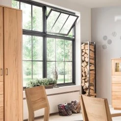 Red Living Kaminholzregal Huntley - Metall - Vintage Schwarz -Wohnzimmermöbel boutique en ligne 1000219504 200724 06293500053 MOOD DETAILS P000000001000219504 mood