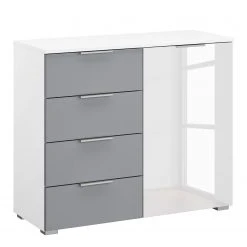 Rauch Orange Kommode Bellezza II - Hochglanz Weiß / Grau