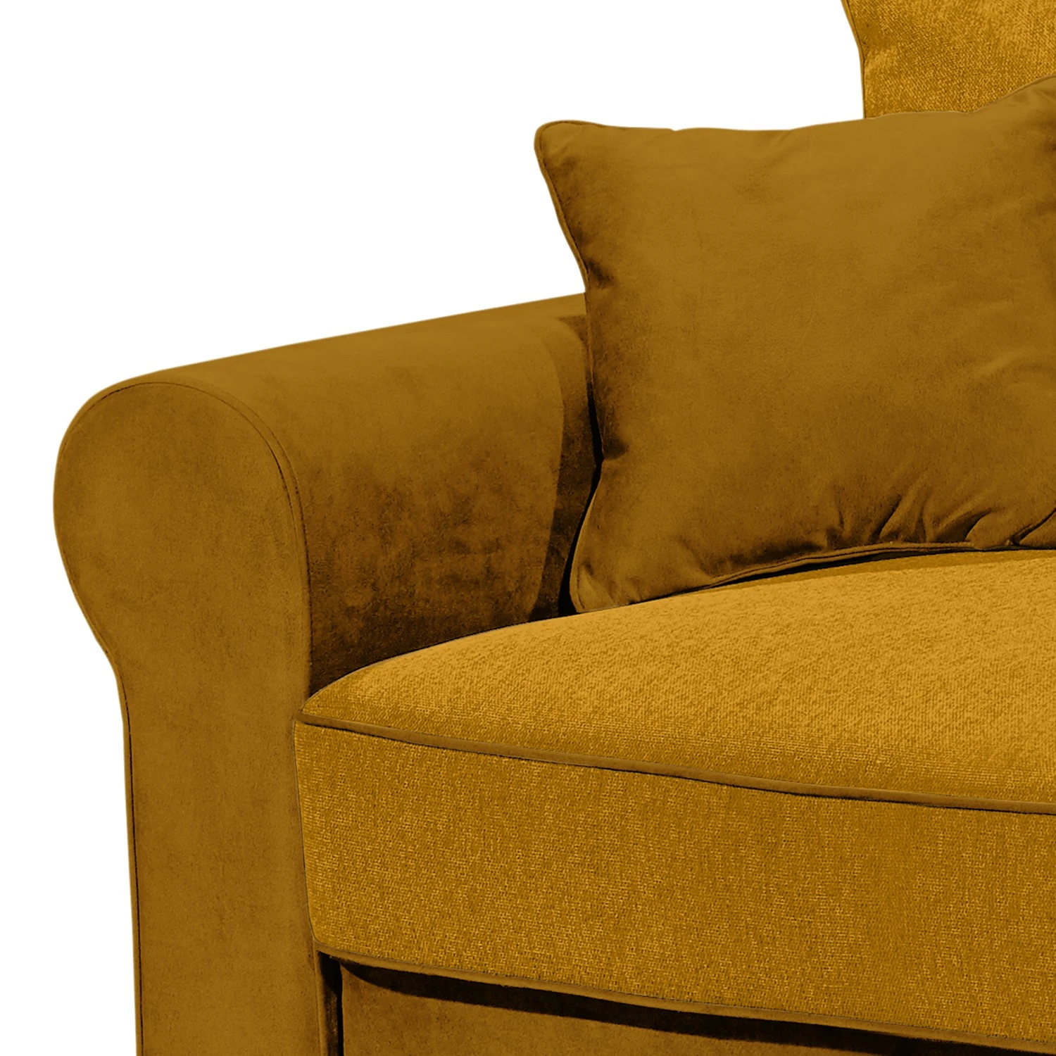 Fredriks Sofa Marcola (2-Sitzer) - Webstoff; Microfaser - Microfaser Salvo: Ocker 4 Fredriks Sofa Marcola (2-Sitzer) - Webstoff; Microfaser - Microfaser Salvo: Ocker – Bild 4