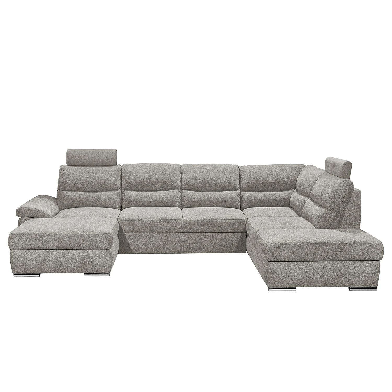 Fredriks Wohnlandschaft Caldwell - Webstoff - Webstoff Roge: Silber - Ottomane davorstehend rechts 7 Fredriks Wohnlandschaft Caldwell - Webstoff - Webstoff Roge: Silber - Ottomane davorstehend rechts – Bild 7