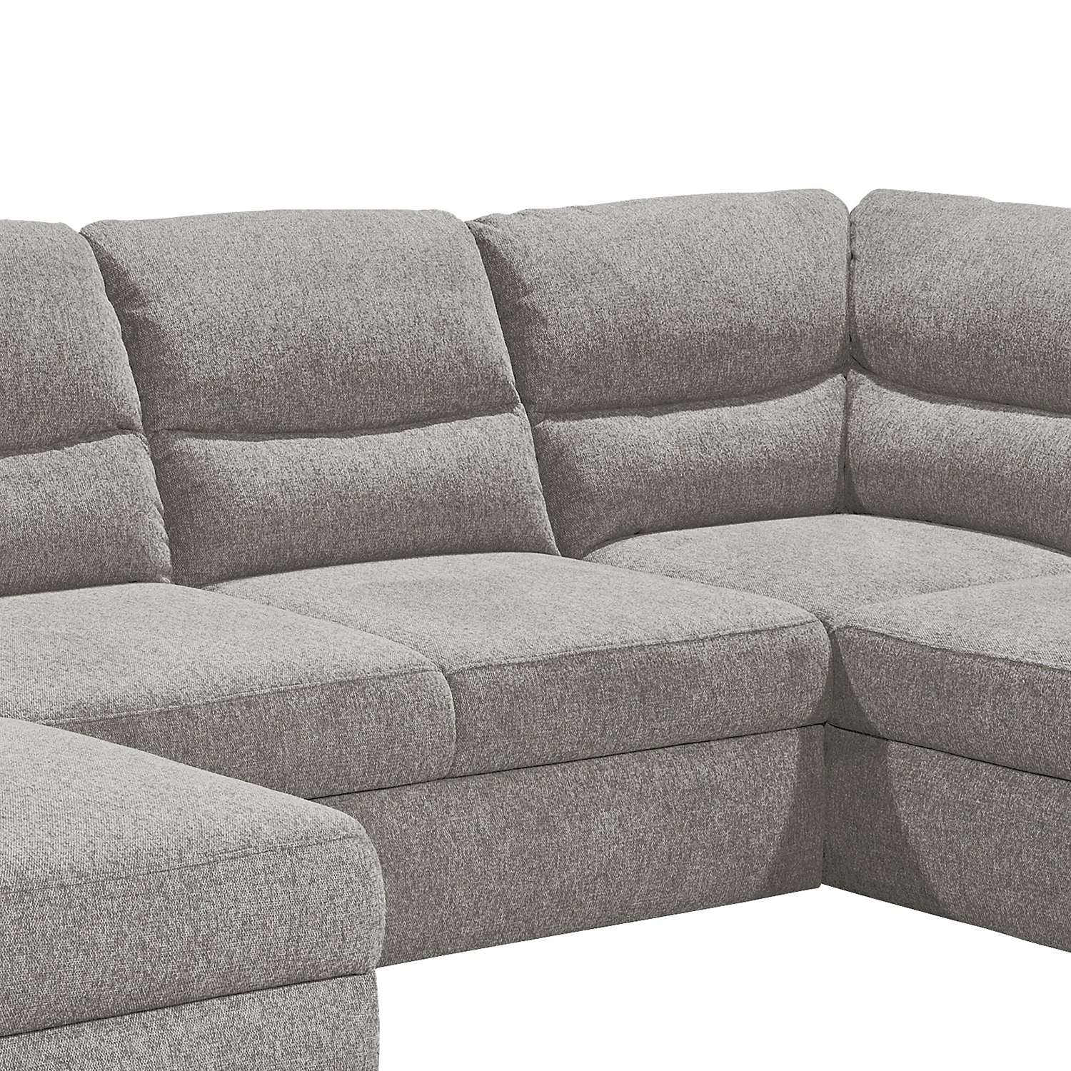 Fredriks Wohnlandschaft Caldwell - Webstoff - Webstoff Roge: Silber - Ottomane davorstehend rechts 9 Fredriks Wohnlandschaft Caldwell - Webstoff - Webstoff Roge: Silber - Ottomane davorstehend rechts – Bild 9