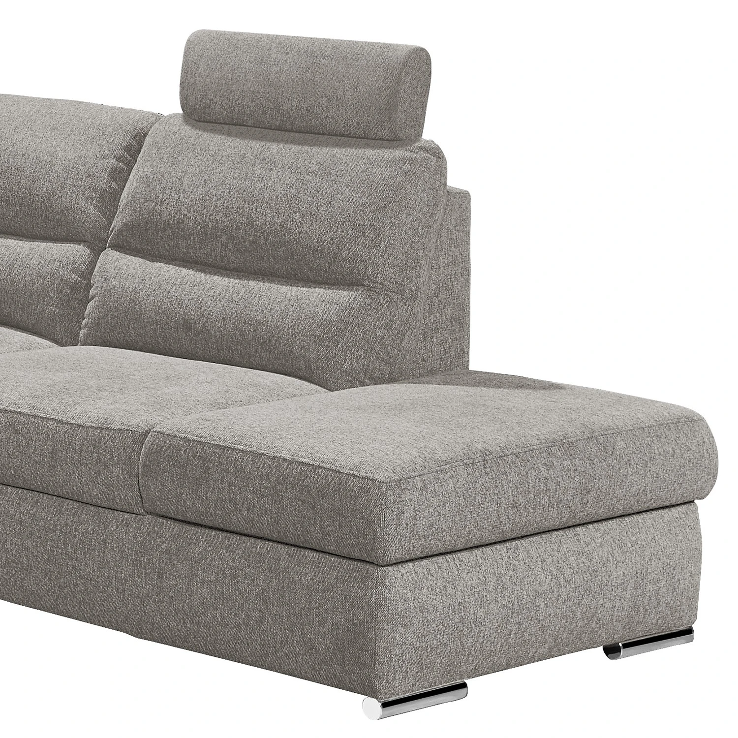 Fredriks Wohnlandschaft Caldwell - Webstoff - Webstoff Roge: Silber - Ottomane davorstehend rechts 10 Fredriks Wohnlandschaft Caldwell - Webstoff - Webstoff Roge: Silber - Ottomane davorstehend rechts – Bild 10