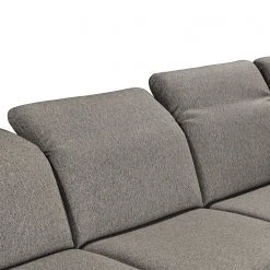 Fredriks Wohnlandschaft Glenmoore - Webstoff - Webstoff Ganum: Steingrau - Longchair davorstehend links / Ottomane rechts -Wohnzimmermöbel boutique en ligne 1000222220 201113 21122100180 DETAILS P000000001000222220