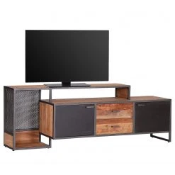 Ars manufacti TV-Lowboard Fyfield - Akazie massiv / Metall - Akazie / Grau