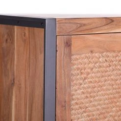 Ars manufacti TV-Lowboard Leyma - Rattan / Akazie massiv - Akazie / Anthrazit 7 Ars manufacti TV-Lowboard Leyma - Rattan / Akazie massiv - Akazie / Anthrazit -Wohnzimmermöbel boutique en ligne 1000223492 200826 12360300067 DETAILS P000000001000223492