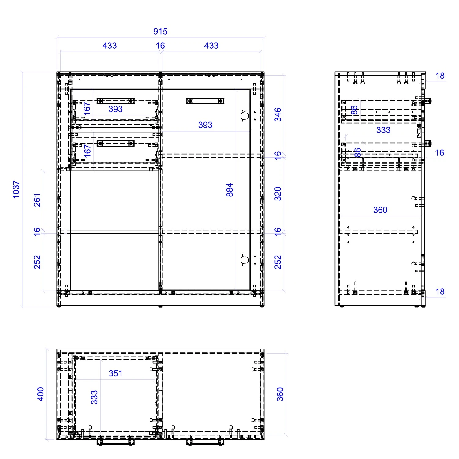 Red Living Kommode Buzan IV - Altholz Dekor / Anthrazit 7 Red Living Kommode Buzan IV - Altholz Dekor / Anthrazit – Bild 7
