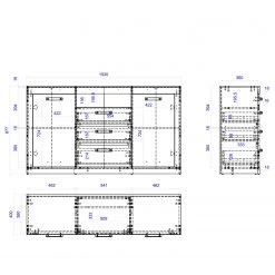 Red Living Sideboard Buzan - Altholz Dekor / Anthrazit 13 Red Living Sideboard Buzan - Altholz Dekor / Anthrazit -Wohnzimmermöbel boutique en ligne 1000223919 210202 14163000006 SKETCH DETAILS P000000001000223919 sketch