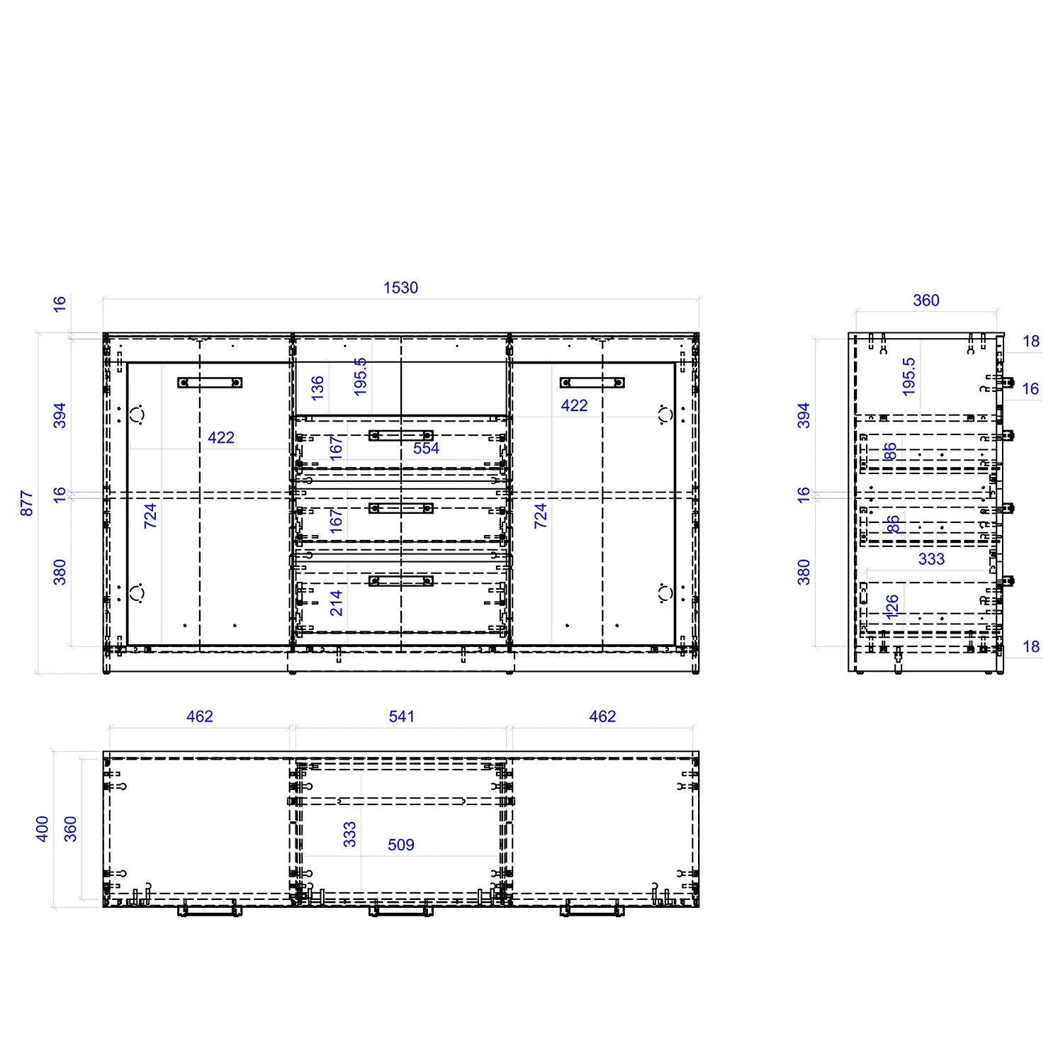 Red Living Sideboard Buzan - Altholz Dekor / Anthrazit 7 Red Living Sideboard Buzan - Altholz Dekor / Anthrazit – Bild 7