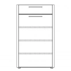 Voss Kommode Levio - Echtholzfurnier - Eiche - Grau - Breite: 61 cm - Türanschlag rechts -Wohnzimmermöbel boutique en ligne 1000223939 210127 06172900005 SKETCH DETAILS P000000001000223939 sketch