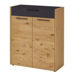 Voss Kommode Levio II - Echtholzfurnier - Eiche - Schwarz