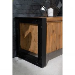 Ars manufacti TV-Lowboard Urban Industry II - Akazie teilmassiv / Metall - Akazie / Schwarz -Wohnzimmermöbel boutique en ligne 1000224206 220118 085457000038 DETAILS P000000001000224206